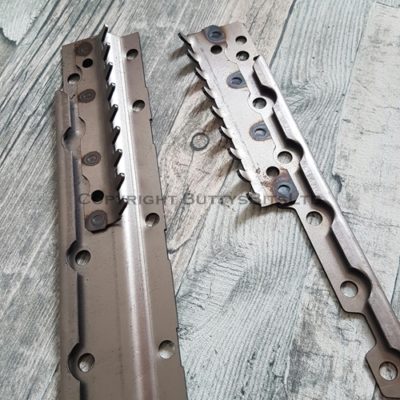 BB-078 T2A/T2B Left Hand Drive seat runners with Holes 1968-1976