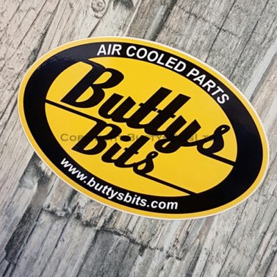 BB-131 Classic Buttys Bits Oval Sticker