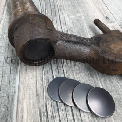 BB-157 Late Beam trailing arm end cover plates