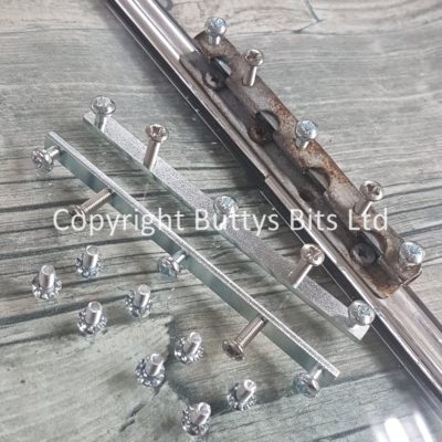 BB-164 Beetle pop out window mounting plates 1953 onwards