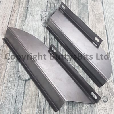 BB-167 MILD STEEL Industrial tinware for upright fan housing engines running "J" tubes .