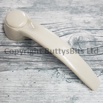 BB-171 Sliding door handle/lever T2A Cream with Cap
