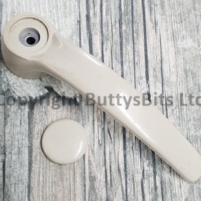 BB-179 Sliding door handle/lever T2A Beige with Cap
