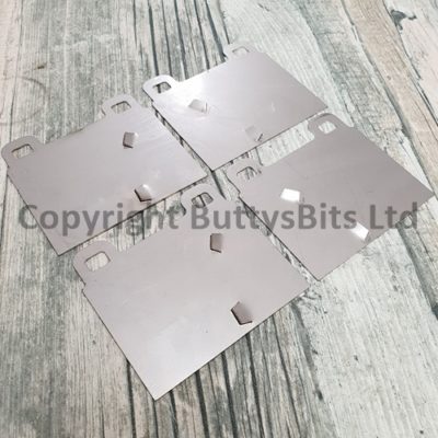 BB-183 Anti Squeal shims for T2/T25/T3 Models running ATE calipers (With Tabs)