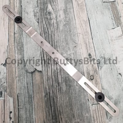 BB-190 Stainless Steel Classic Number plate mount (Long)