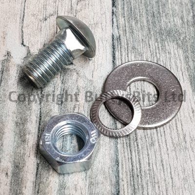 BB-215 Splitscreen Ribbed / pressed Beetle Blade Bumper Bolt 16mm  1955-1970`s