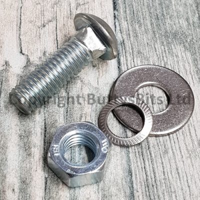 BB-011 Splitscreen Ribbed / pressed Bumper Bolt 25mm  1955-1959