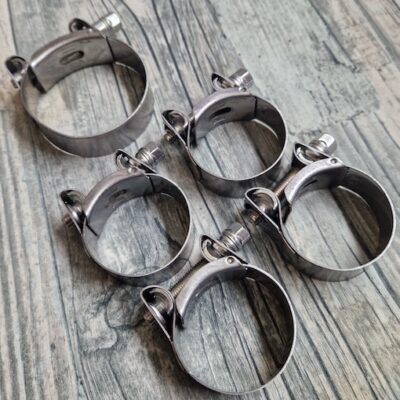 BB-269 912 Stainless steel Heavy duty Exhaust clamp set of 5