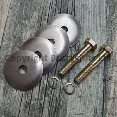 BB-296 Porsche 912 911 Gearbox mount bolts and dished Stainless washers