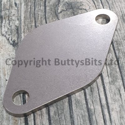BB-318 Porsche 356 / 912 Fuel pump blanking plate (Stainless Steel)