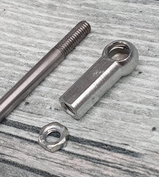 BB-346 Porsche Early 912 911 Arm rest door release rod 1965 - 1968 - Image 3