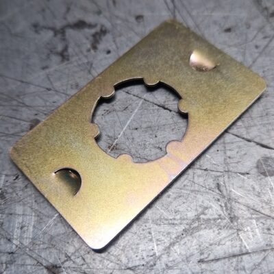 BB-400 Early Porsche ignition switch location plate 90161310810 912 911