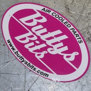 BB-131PW Classic Buttys Bits Oval Sticker (Macmillan Cancer Support PINK Specials)