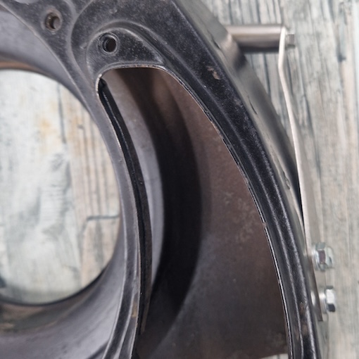 BB-455 356/912 61610875600 throttle lever right .(Fits onto fan housing) - Image 4